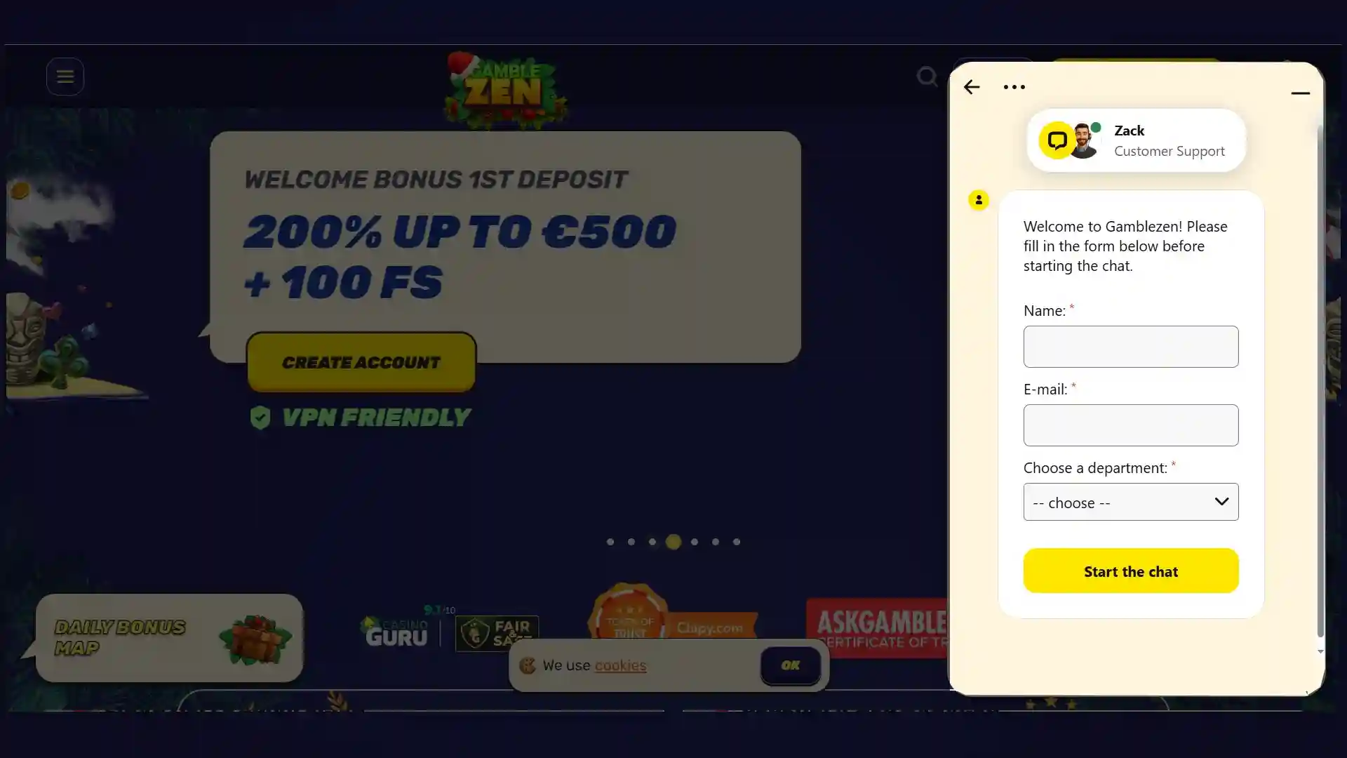 Gamblezen Ondersteuning